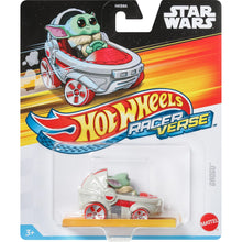 将图片加载到图库查看器,Hot Wheels RacerVerse Die-Cast Vehicle with Grogu - walk-of-famesports