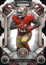 تحميل الصورة إلى عارض المعرض، 2014 Topps Strata Die-Cut Frank Gore #SDC-FG San Francisco 49ers