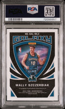 تحميل الصورة إلى عارض المعرض، 2020 PANINI OBSIDIAN #GALWLZ Wally Szczerbiak Galaxy Autographs /49 PSA 9 Mint POP