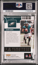 Load image into Gallery viewer, 2021 Contenders Optic GOLD SEASON TICKET #12 JALEN HURTS /10 PSA 10 GEM MINT POP 3