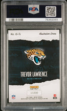 تحميل الصورة إلى عارض المعرض، 2021 سلسلة الرسوم التوضيحية الفورية Panini Trevor Lawrence Rookie 1/13595 #IS-TL Jaguars RC PSA 10 GEM Mint