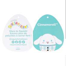 将图片加载到图库查看器,Squishmallows Cinnamoroll Wearing Plaid Sweater 6.5" 2023 Sanrio Winter Collection Stuffed Plush