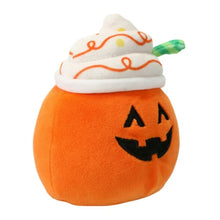 将图片加载到图库查看器,Squishmallows Lester the Pumpkin Latte 4.5" Halloween Collection 2023 Stuffed Plush