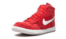 Load image into Gallery viewer, 2012 NIKE DUNK HIGH "WOVEN RED CORNUCOPIA" SIZE 10.5M