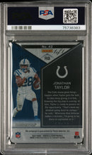 Load image into Gallery viewer, 2022 Rookies & Stars Signature Yellow Plate Jonathan Taylor Rookie 1/1 #42 PSA 8 NM-MT - walk-of-famesports