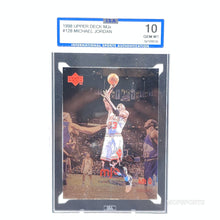 将图片加载到图库查看器,1998 Upper Deck MJx Michael Jordan #128 ISA 10 GEM Mint