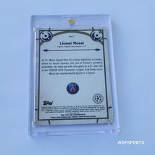 Load image into Gallery viewer, 2021 Topps Chrome Merlin UEFA Prophecy Fulfilled Lionel Messi #PF-7