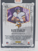 Load image into Gallery viewer, 2020 Panini Honors 2004 Rookies Autograph Fotl Purple 1/9 Nate Stanley Auto Rookie #30