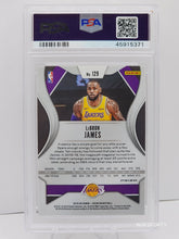 将图片加载到图库查看器,2019 Prizm Prizms Orange Ice Lebron James #129 PSA 9 Mint LA Lakers