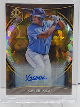 تحميل الصورة إلى عارض المعرض، 2023 Bowman Invicta Auto Gold Atomic Refractor /50 Xavier Isaac #BI-5 Tampa Bay Rays