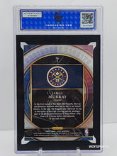 تحميل الصورة إلى عارض المعرض، 2020-21 Panini Select Numbers Blue Shimmer Prizm #3 Jamal Murray - Nuggets ISA 9 Mint