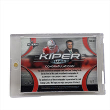 تحميل الصورة إلى عارض المعرض، 2022 Leaf Flash Gold Kaleidoscope Garrett Wilson/Mel Kiper Jr. Dual Auto 1/1 RC