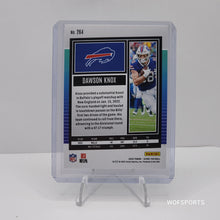 Load image into Gallery viewer, 2022 Panini Score Blue Stars Dawson Knox 102/399 #264 Buffalo Bills