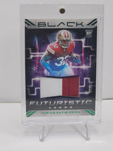 Load image into Gallery viewer, 2022 Panini Black Futuristic Tyrion Davis Price #FUT-TDP San Francisco 49ers
