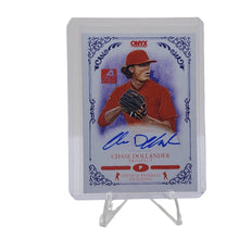 将图片加载到图库查看器,2022 Onyx Vintage Extended Blue Signatures #VACD Chase Dollander - Tennessee Volunteers