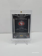 Load image into Gallery viewer, 2022 Panini Black Futuristic Tyrion Davis Price #FUT-TDP San Francisco 49ers