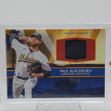 Load image into Gallery viewer, 2022 Topps Stitches Relic 3/25 Paul Blackburn #ASSC-PB Oakland Athletics