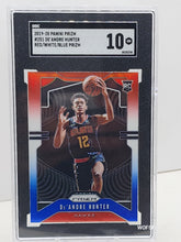 Load image into Gallery viewer, 2019 Panini Prizm - Rookies Red White Blue Prizm #251 De'Andre Hunter (RC) SGC 10 Mint