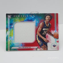 Load image into Gallery viewer, 2021-22 Panini Origins Jersey Patch Rookie #11-MUR Trey Murphy 18/49 New Orleans Pelicans