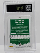 Load image into Gallery viewer, 2021 Donruss Shohei Ohtani #199 Red Stripe Holo Parallel 164/2021 Serial Angels GMA 10 GEM Mint