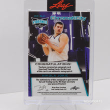 Load image into Gallery viewer, 2023 Leaft Vibrance Autographed 5/5 Nikola Jokic #CC-NJ1 Denver Nuggets