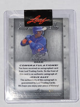 Load image into Gallery viewer, 2022 Leaf Trinity Steel Jesus Baez Autographed 4/7