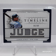 تحميل الصورة إلى عارض المعرض، 2017 Panini National Treasure Relic 85/99 Aaron Judge Rookie RC #TRM-AJ