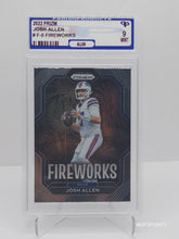 Load image into Gallery viewer, 2022 Panini Prizm Firework #F-8 Josh Allen Parish 9 Mint