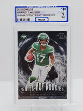 Load image into Gallery viewer, 2022 Panini Donruss White Hot Rookies Garrett Wilson #WHR-3 New York Jets Parish 9 Mint