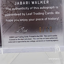Load image into Gallery viewer, 2021-22 Leaf Metal Base Auto Green Refactor /10 Jabari Walker #BA-JW1 Auto