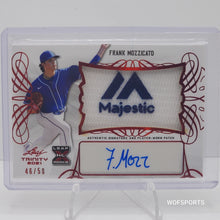 将图片加载到图库查看器,2021 Leaf Trinity Game Used Patch Autographed #/50 Frank Mozzicato #PA-FM1 Kansas City Royals