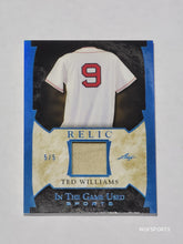 Load image into Gallery viewer, 2022 Leaf In The Game Used Sports Relic Ted Williams #GUM-44 #/5
