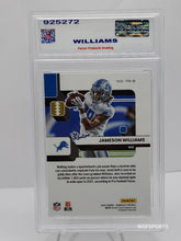 Load image into Gallery viewer, 2022 Donruss The Rookies Jameson Williams RC Lions #TR-8 Parish 9 Mint