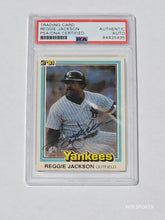 Load image into Gallery viewer, 1981 Donruss 1st Edition Collector Series Autographed Reggie Jackson #468 27/475 PSA Auto
