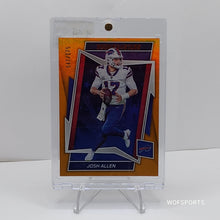 Load image into Gallery viewer, 2022 Rookies and Stars Josh Allen Orange RC 47/175 #112 Atlanta Falcons