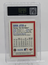 将图片加载到图库查看器,2001 Fleer All American Game Red Derek Jeter #2 Graded GMA-9 Mint