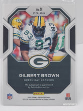 Load image into Gallery viewer, 2020 Panini Prizm Sensational Signatures Green Prizm Gilbert Brown #9 Auto