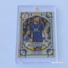 Load image into Gallery viewer, 2021 Topps Chrome Merlin UEFA Prophecy Fulfilled Lionel Messi #PF-7