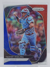 Load image into Gallery viewer, 2020 Panini Prizm Yadier Molina Red White & Blue Prizm #152 St. Louis Cardinals