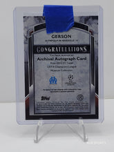 Load image into Gallery viewer, 2022-23 Topps Uefa Museum Collection Auto 206/299 Gerson Midfielder #AA-G