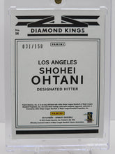 Load image into Gallery viewer, 2019 Panini Donruss Diamond Kings 150th Anniversary #14 Shohei Ohtani #/150