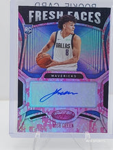تحميل الصورة إلى عارض المعرض، 2020-21 Panini Certified Josh Green RC Fresh Faces Pink Camo 10/25 Auto FS-GRE