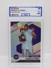 将图片加载到图库查看器,2020 Panini Mosaic Silver Prizm Shaquille O'Neal #300 Parish 8 NM-MT Los Angeles Lakers