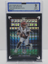 تحميل الصورة إلى عارض المعرض، 2022 PANINI Mosaic Touchdown Master Mosaic JOE BURROW #TD-2 Bengals ISA 9 Mint