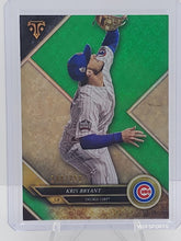 تحميل الصورة إلى عارض المعرض، 2017 Topps Triple Threads Green 148/250 Kris Bryant #3 Chicago Cubs