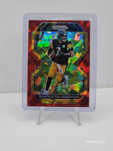 تحميل الصورة إلى عارض المعرض، 2021 Panini Prizm Ben Roethlisberger Red Cracked Ice #253 Pittsburgh Steelers