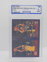 Load image into Gallery viewer, 2000 Topps #292 Kobe Bryant/Reggie Miller Parish 8 NM-MT Los Angeles Lakers HOF