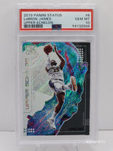 将图片加载到图库查看器,2019 Panini Status Upper Echelon #6 LeBron James LA Lakers PSA 10