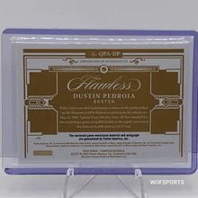 Load image into Gallery viewer, 2022 Flawless Dustin Pedroia Game Used Auto 9/20 #QPA-DP Boston Red Sox