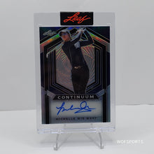 将图片加载到图库查看器,Michelle Wie West 2023 Leaf Continuum Autograph Auto #'d 36/42 - LPGA Tour Golf